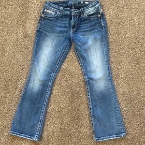 Miss Me Mid-Rise Easy Boot Jeans, Size 30 by 29 inches